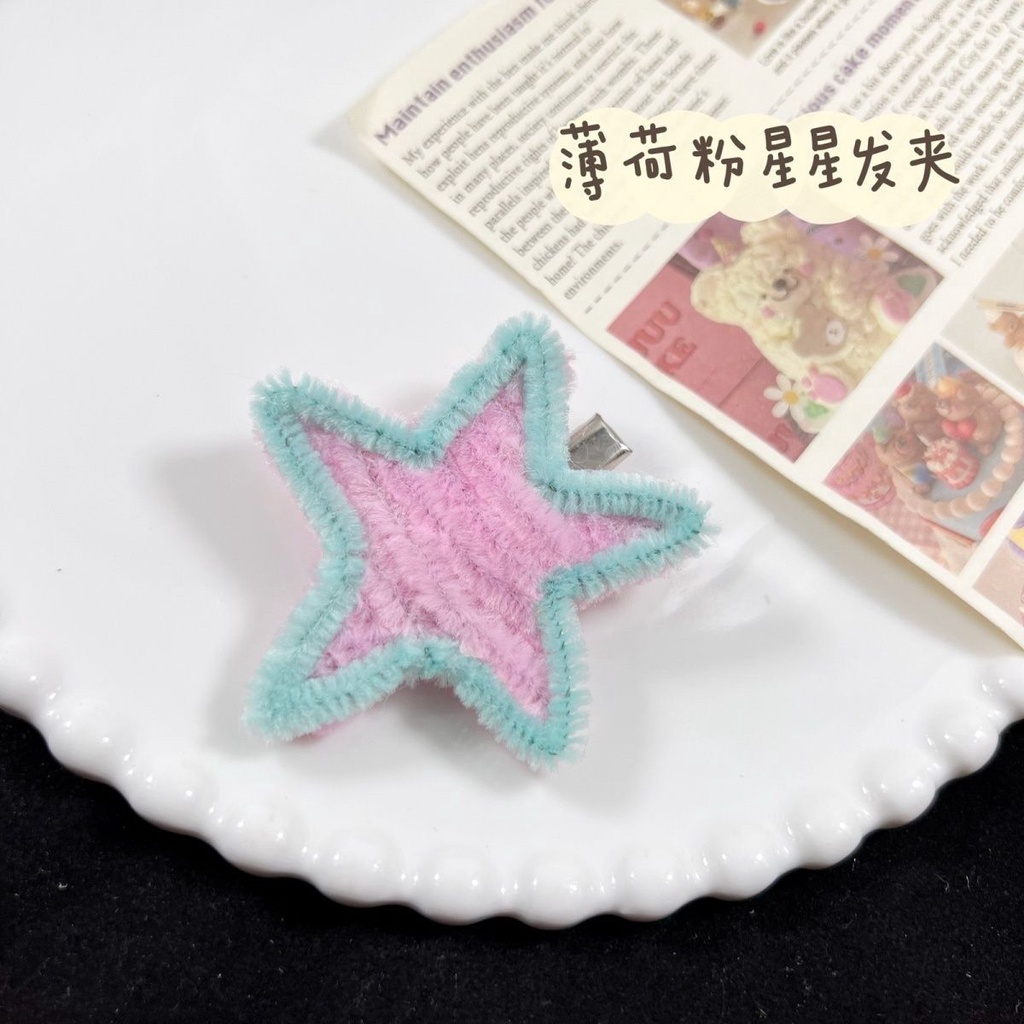 Kẹp Tóc Nữ Hình Ngôi Sao Năm Cánh Y2K Thời Trang Ngọt Ngào