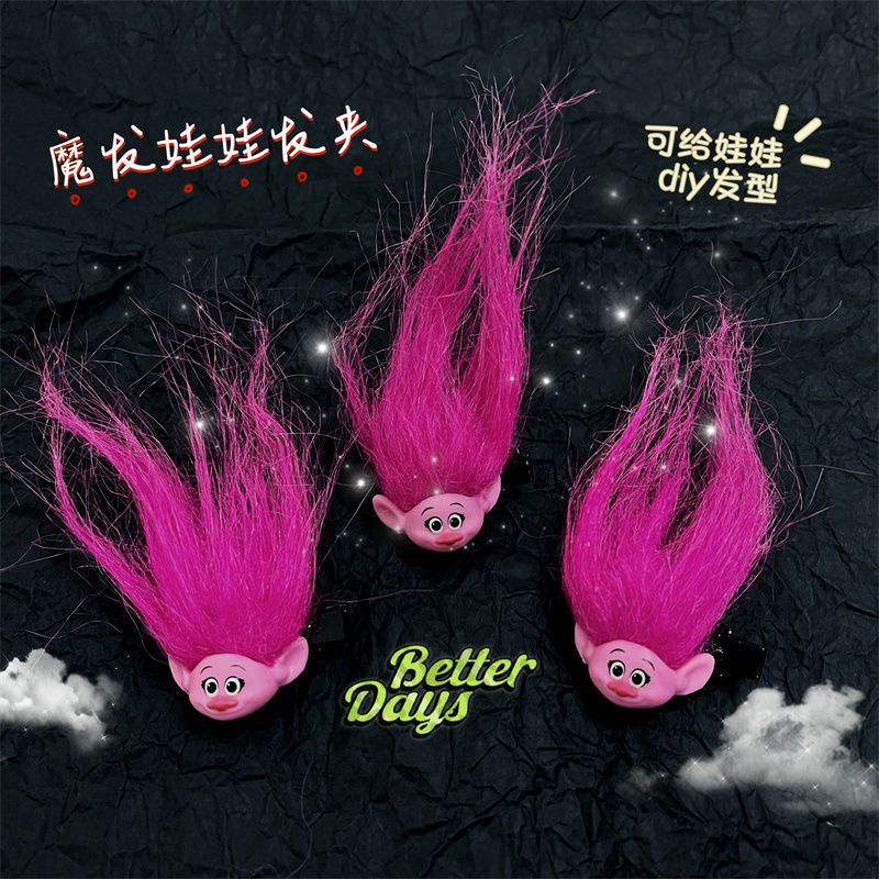 Kẹp Tóc Hình Búp Bê Phong Cách vintage y2K Millet