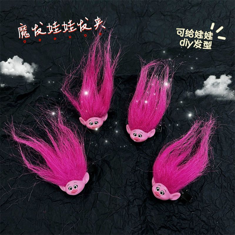 Kẹp Tóc Hình Búp Bê Phong Cách vintage y2K Millet