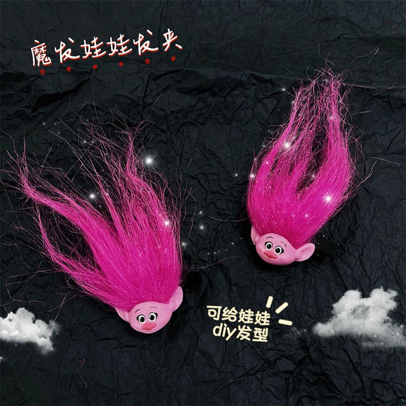 Kẹp Tóc Hình Búp Bê Phong Cách vintage y2K Millet