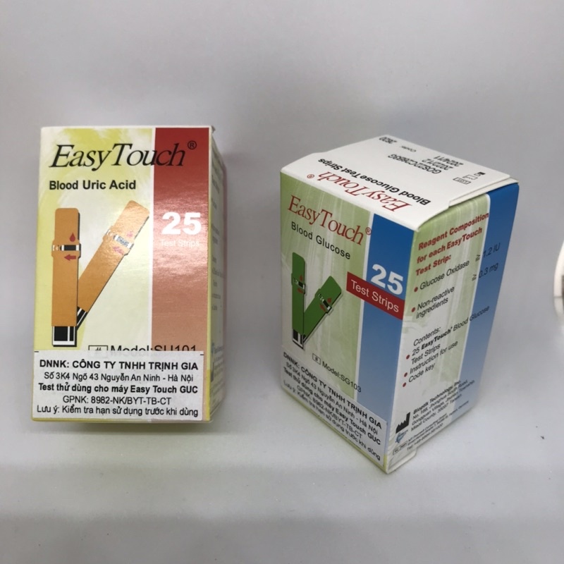 Que thử đường huyết easy ouch GCU ET322 (25 Que