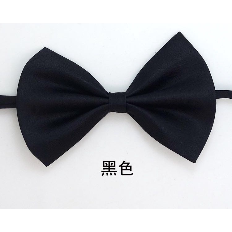 Nơ cài cổ áo màu trơn xinh xắn cho bé