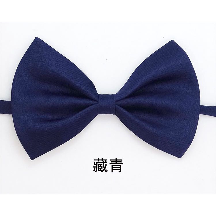 Nơ cài cổ áo màu trơn xinh xắn cho bé