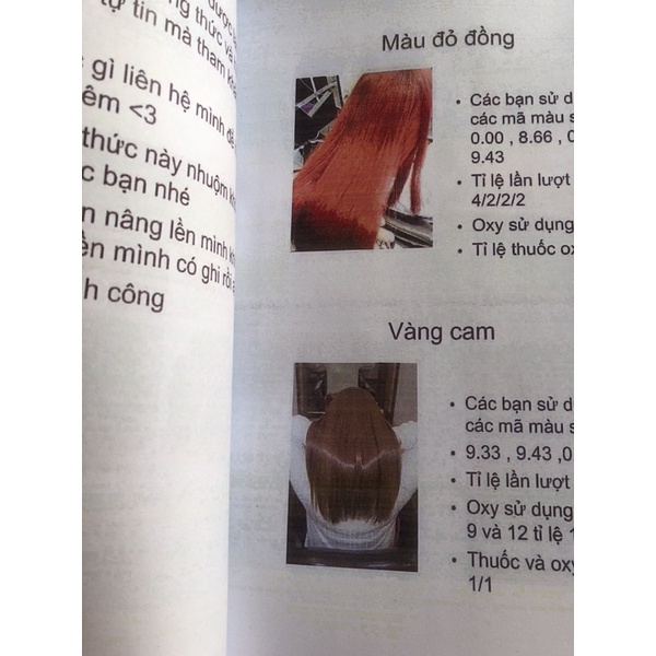 Giáo Trình - Nhuộm Tóc - 100 tuyệt đỉnh màu sắc - nhuộm màu thời trang - nhuộm cân bằng màu