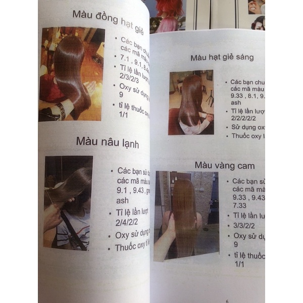 Giáo Trình - Nhuộm Tóc - 100 tuyệt đỉnh màu sắc - nhuộm màu thời trang - nhuộm cân bằng màu