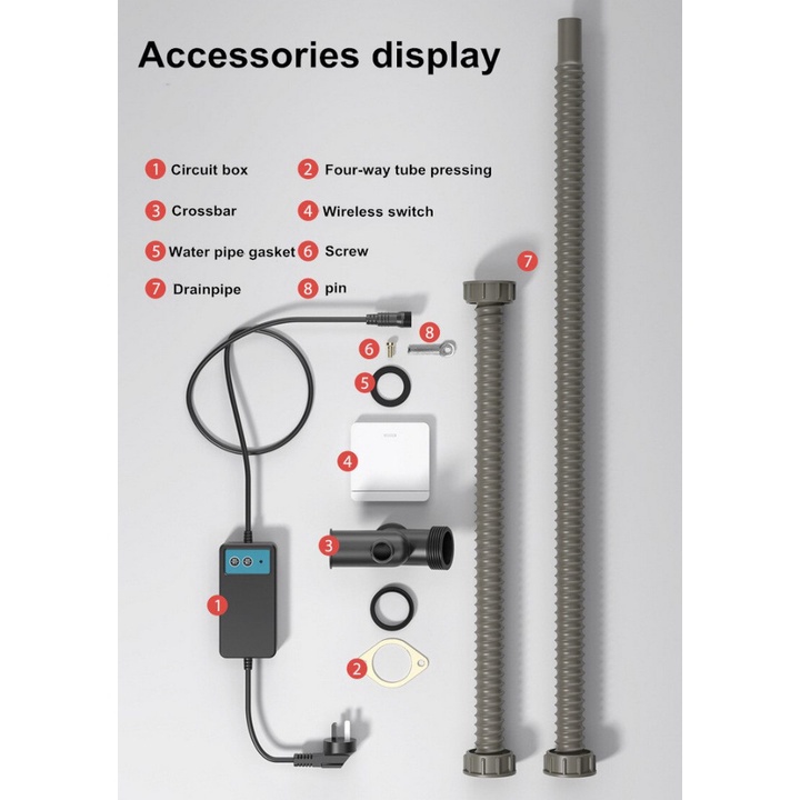 Euro Home - Máy hủy rác, xử lý thực phẩm thải nhà bếp Memoria 650w Garbage Disposal