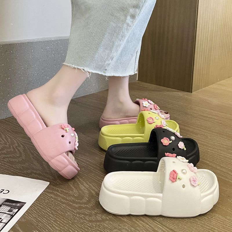 Dép Sandal Đế Mềm Dày Thời Trang Mùa Hè Dễ Phối Đồ Cho Nữ