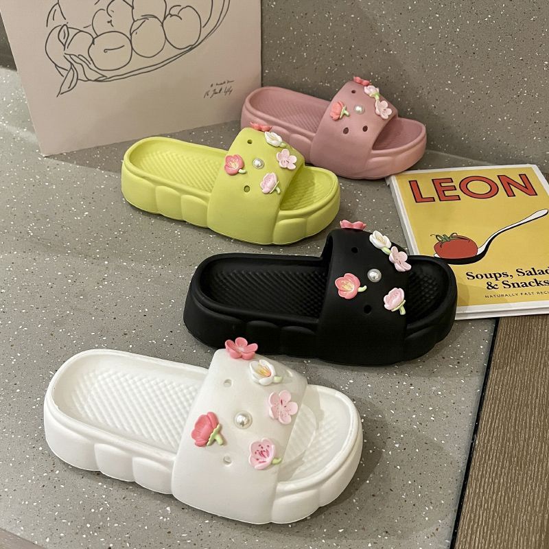 Dép Sandal Đế Mềm Dày Thời Trang Mùa Hè Dễ Phối Đồ Cho Nữ