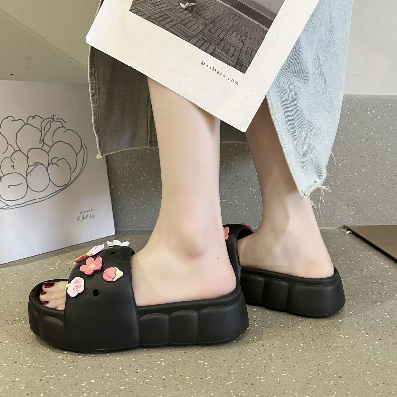 Dép Sandal Đế Mềm Dày Thời Trang Mùa Hè Dễ Phối Đồ Cho Nữ