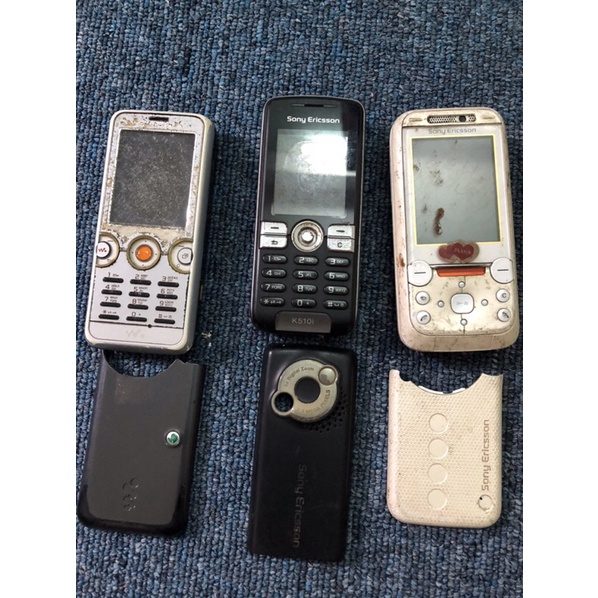 xác 3 cái điện thoại So ny Ericsson K510i, w610i, w850i