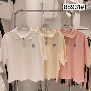 Áo PoLo lửng thêu qc