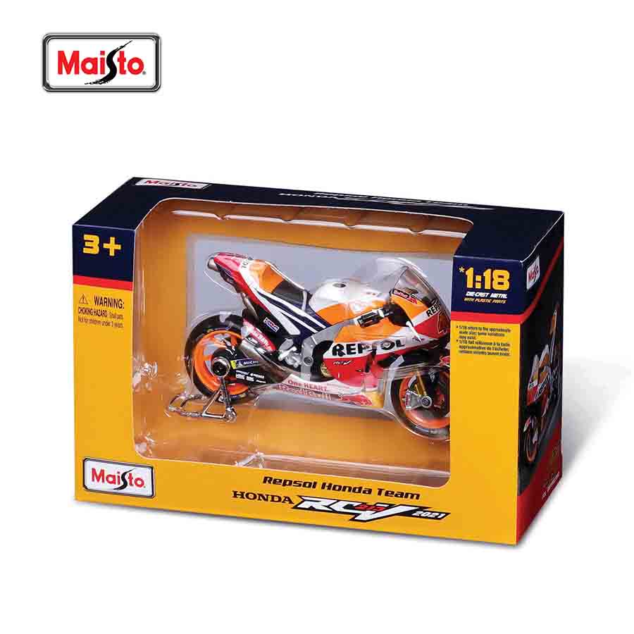 Đồ Chơi Mô Hình Mô Tô 1:18 Gp Racing-Repsol Honda Team 2021 MAISTO 36372/MT36000