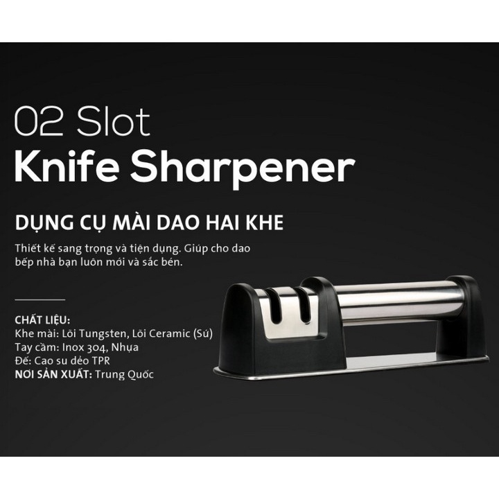 Dụng Cụ Mài Dao 2 Khe Wolfram Germany Cầm Tay Cao Cấp Modern Home decor tinh tế