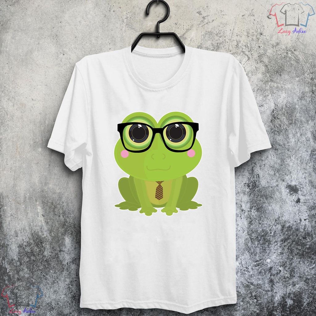 Áo thun Unisex hình Ếch đeo kính dễ thương đẹp NAU30