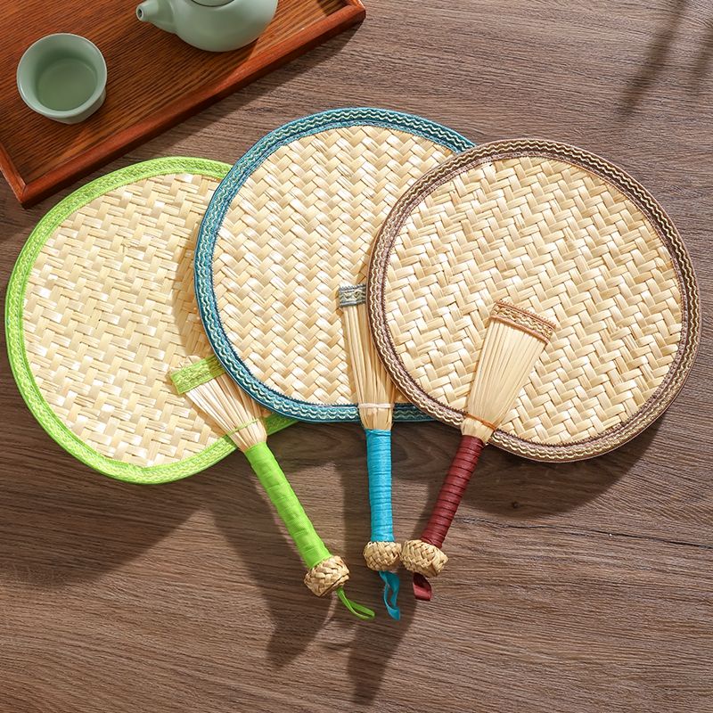 Xiaoxiangfeng Pufan Quạt Dệt Tay Lớn Thời Trang Mùa Hè Chống Muỗi Dành Cho Trẻ Em