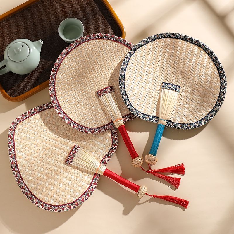 Xiaoxiangfeng Pufan Quạt Dệt Tay Lớn Thời Trang Mùa Hè Chống Muỗi Dành Cho Trẻ Em