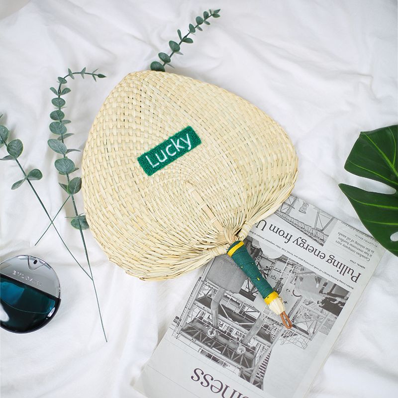 Xiaoxiangfeng Pufan Quạt Tròn Thêu Tay Thời Trang Cổ Điển Mùa Hè Dành Cho Trẻ Em h