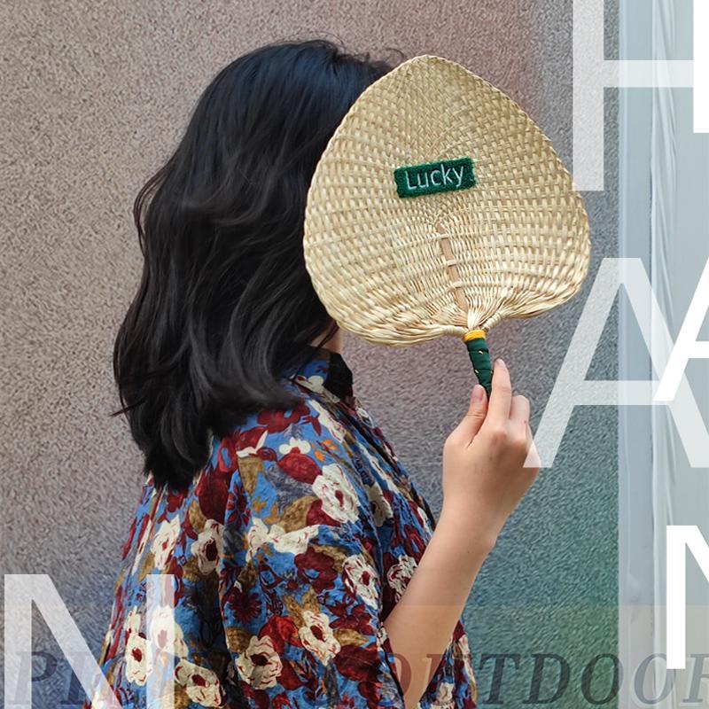 Xiaoxiangfeng Pufan Quạt Tròn Thêu Tay Thời Trang Cổ Điển Mùa Hè Dành Cho Trẻ Em h