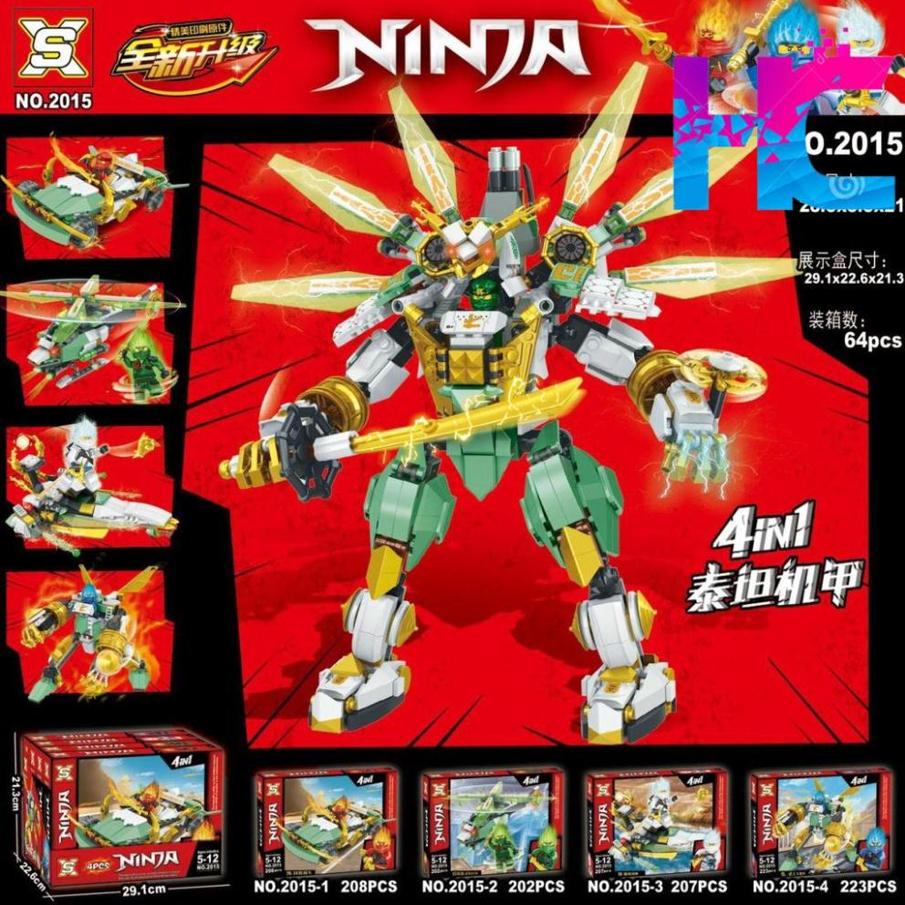 Xếp hình Ninja Các mẫu thay đổi liên tục - hang_chuan