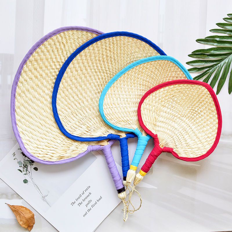 Xiaoxiangfeng Pufan Quạt Cotton Dệt Tay Quấn Em Bé Mùa Hè Lá Nâu Cổ Điển Mosqu