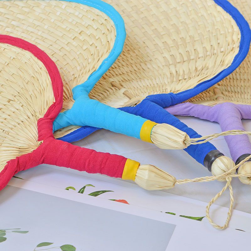 Xiaoxiangfeng Pufan Quạt Cotton Dệt Tay Quấn Em Bé Mùa Hè Lá Nâu Cổ Điển Mosqu