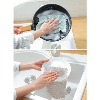 Combo 10 Khăn Lau Bếp Đa Năng 2 Mặ, Thấm Nước Tốt, Dễ Giặt Sạch, Tiết Kiệm Chi Phí (ktl04)
