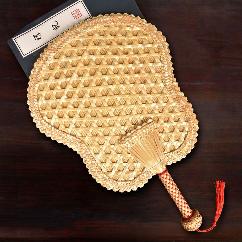 Xiaoxiangfeng Pufan Pufan Quạt Lớn Dệt Tay Thời Trang Mùa Hè Đuổi Muỗi Hình Hoa Hướng Dương fa