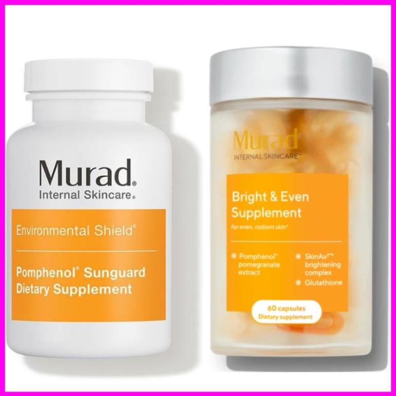 Viên Uống Chống Nắng, Sáng Da, Mờ Thâm, Nám Murad Pomphenol Sunguard Dietary