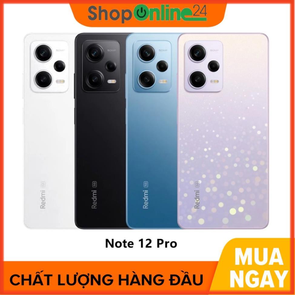 Điện thoại Xiaomi Redmi Note 12 Pro 5G - Hàng nhập khẩu, bản nội địa, fullbox bảo hành 18 tháng