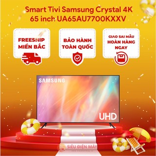 Smart tivi samsung crystal 4k 65 inch 65au7700 - chỉ giao hàng tại miền bắc - trả góp 0%