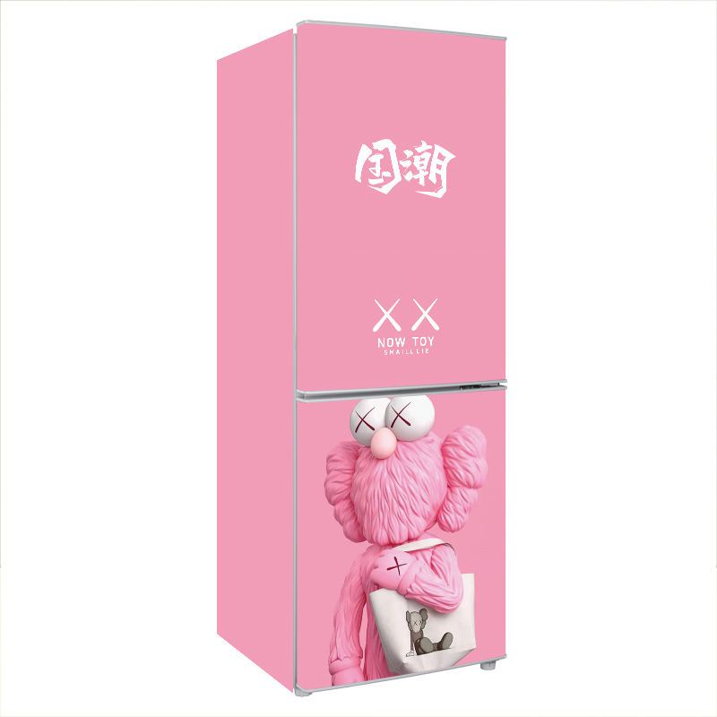 Miếng Dán Trang Trí Tủ Lạnh Toàn Diện Hai Cửa Hai Đầu Sử Dụng Tiện Lợi