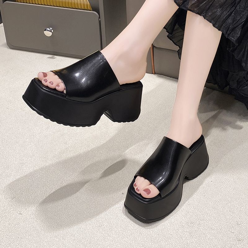 Dép Đế Dày 8 Quai Ngang Thời Trang Nữ Tính