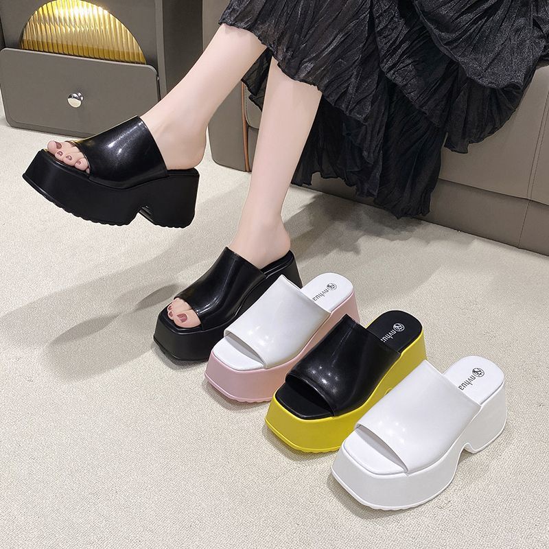 Dép Đế Dày 8 Quai Ngang Thời Trang Nữ Tính