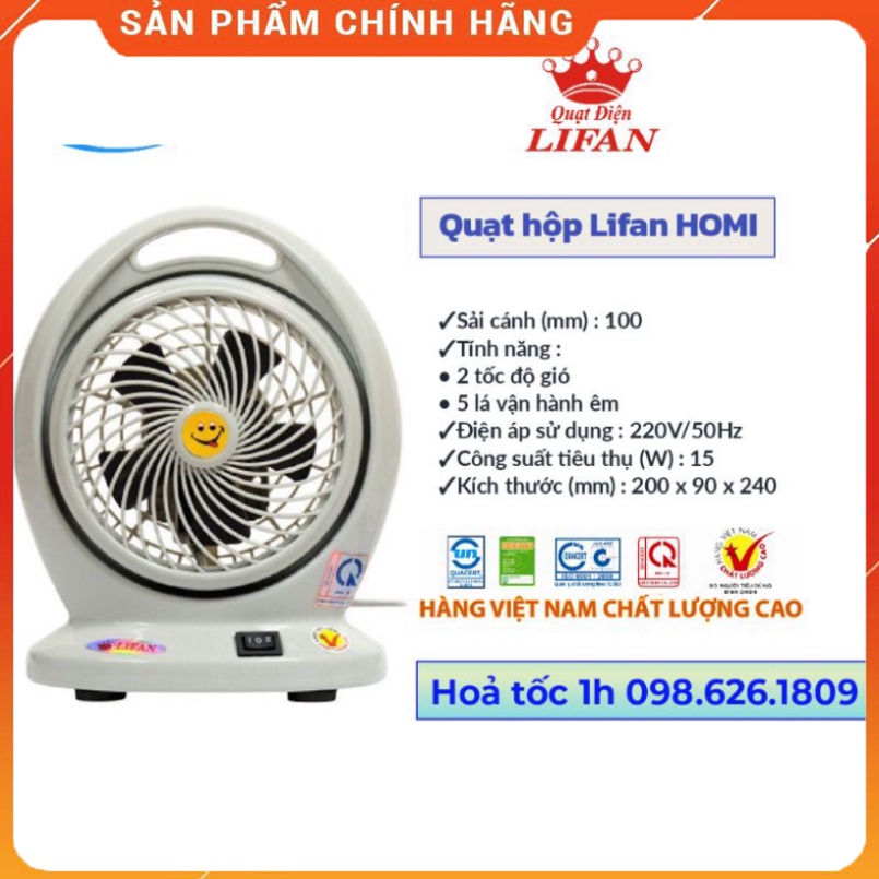 Quạt hộp mini LIFAN HOMI Lifan việt nam