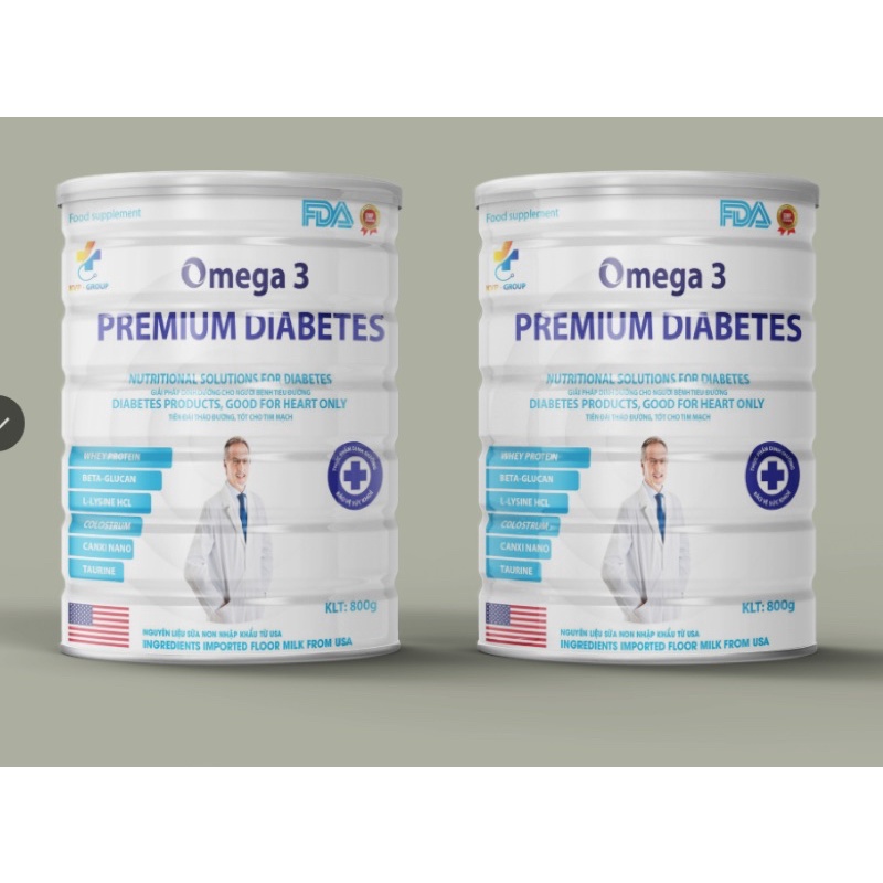 Sữa Non Tiểu Đường OMEGA 3 PREMIUM DIABETES