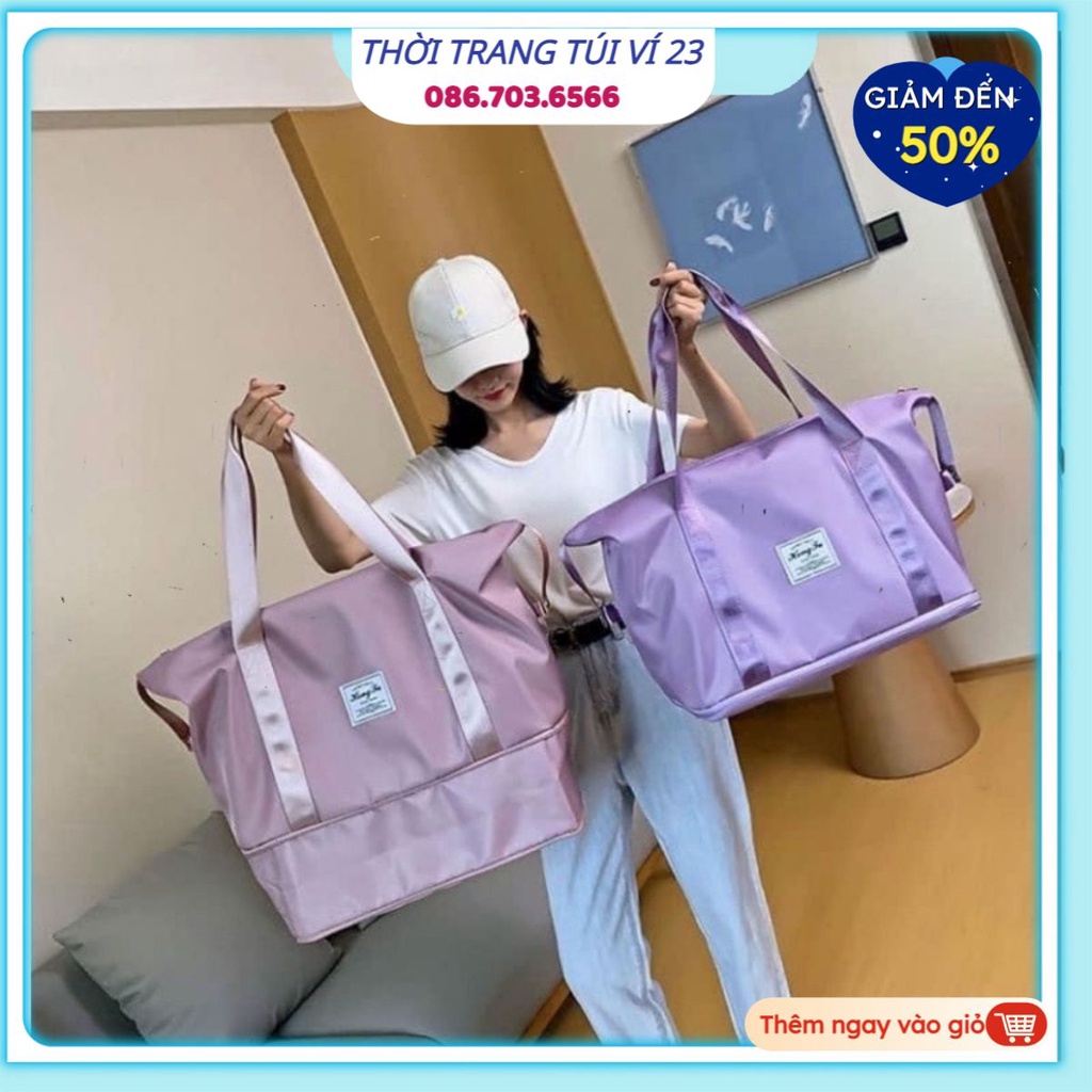 Túi Xách Du Lịch Cỡ Lớn 2 Tầng Boxelo/Túi Du Lịch Đa Năng Nam Nữ Đựng Quần Áo Mỹ Phẩm (tuyển sỉ).