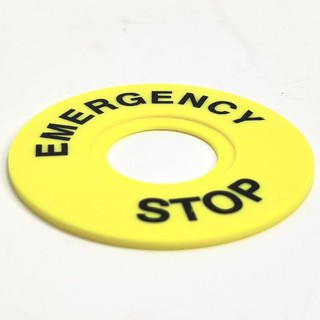 Tem mác dừng khẩn cấp phi 22 / EMERGENCY STOP phi 22