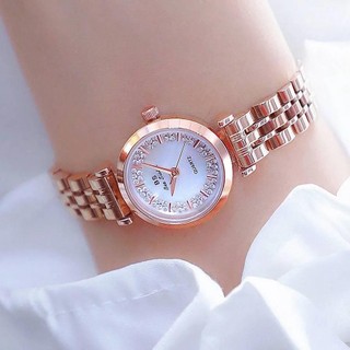 Đồng hồ nữ mặt nhỏ màu vàng hồng đồng hồ nữ chính hãng nổi tiếng đồng hồ cơ đồng hồ nữ ánh sáng sang t