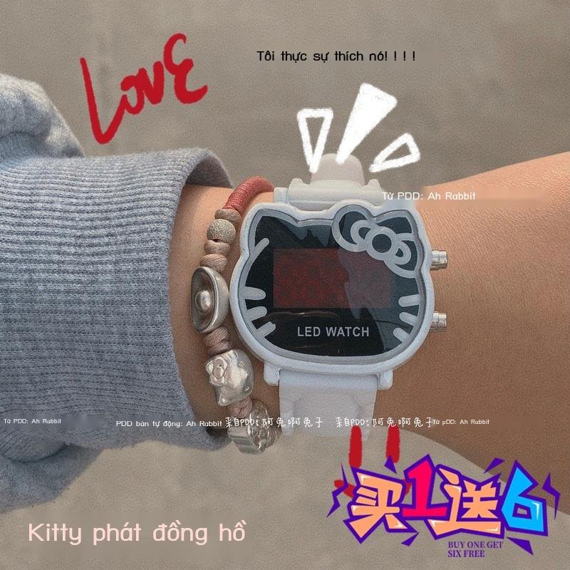 Xem phim hoạt hình dễ thương của phụ nữ trẻ em cô gái điện tử phát sáng cô gái học sinh tiểu học đồ chơi