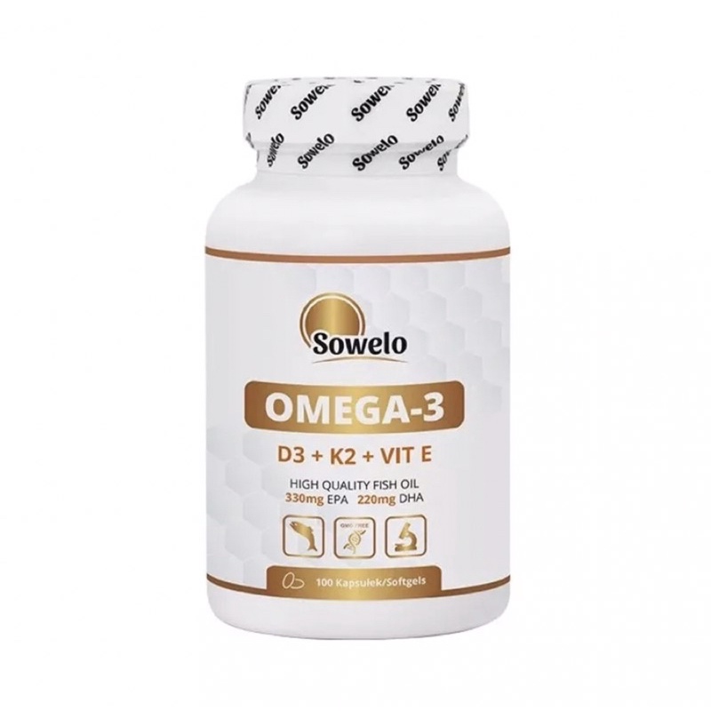 VIÊN DẦU CÁ OMEGA3 D3 K2 - 100 VIÊN.