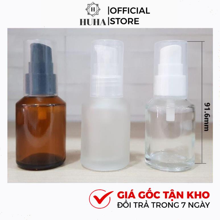 Vỏ Chai Lọ Đựng Tinh Dầu Xịt Giọt [30ml] Chiết Serum. HUHA