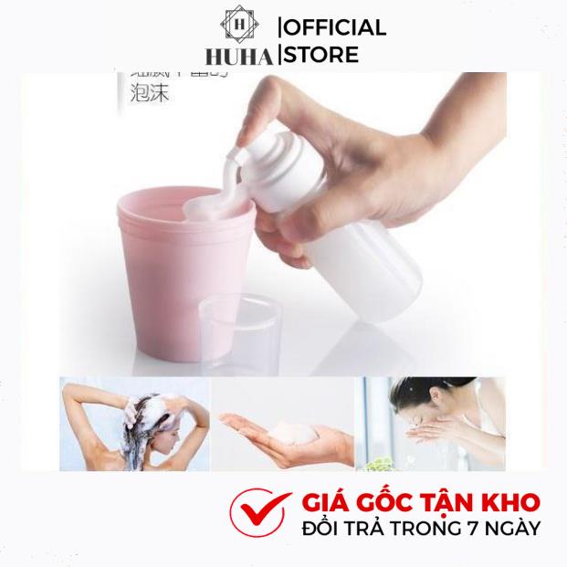 Chai Lọ Xịt Giọt Tạo Bọt 30ml,50ml,100ml,150ml,200ml Đựng Sữa Rửa Mặt, Sữa Tắm HUHA