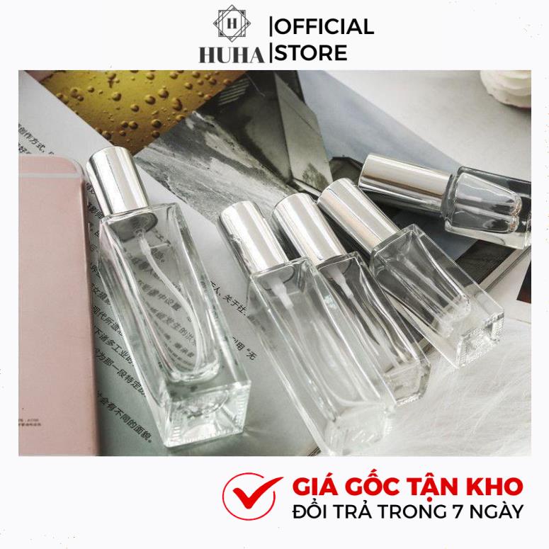  Vỏ Chai Lọ Chiết Nước Hoa 3ml,5ml,10ml,20ml,30ml Đựng Dầu Thơm HUHA