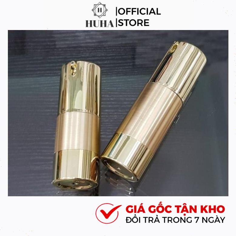 Vỏ Chai Xịt Giọt Hút Chân Không Cao Cấp 15ml,30ml,50ml Thân Xi Bạc, Vàng HUHA