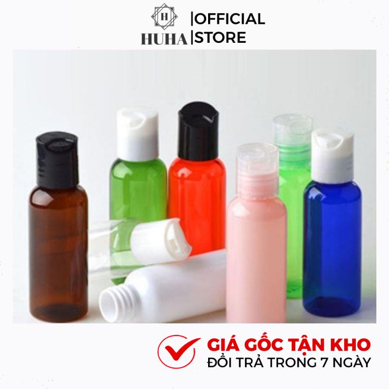 Vỏ Chai Lọ Nhựa Pet Nắp Nhấn 100ml,50ml,30ml,20ml Chiết Mỹ Phẩm Du Lịch HUHA