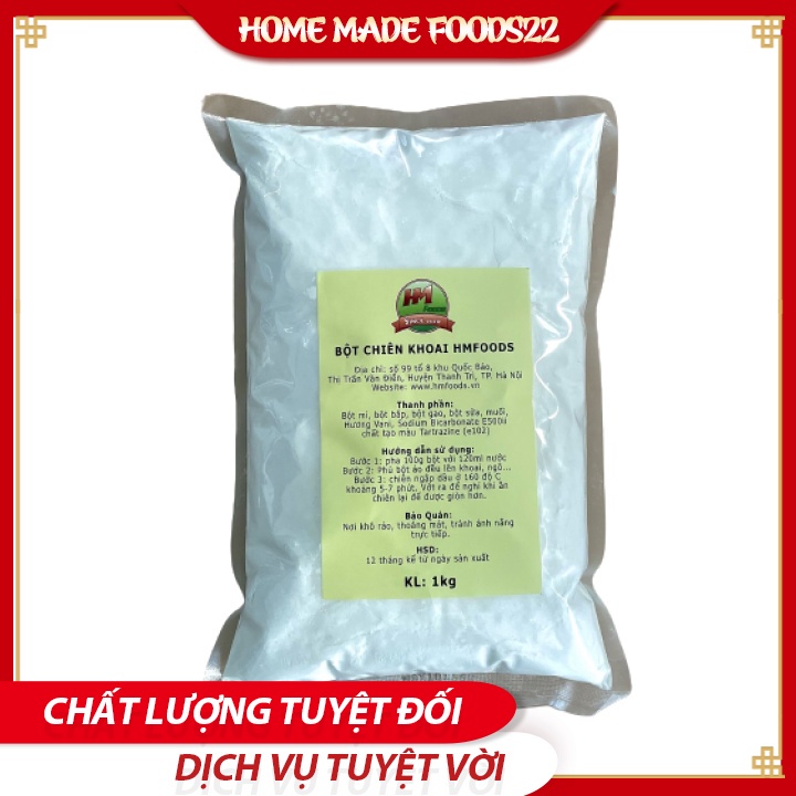 Bột Chiên Giòn Khoai Tây Lắc, Khoai Lang Lắc gói 1kg