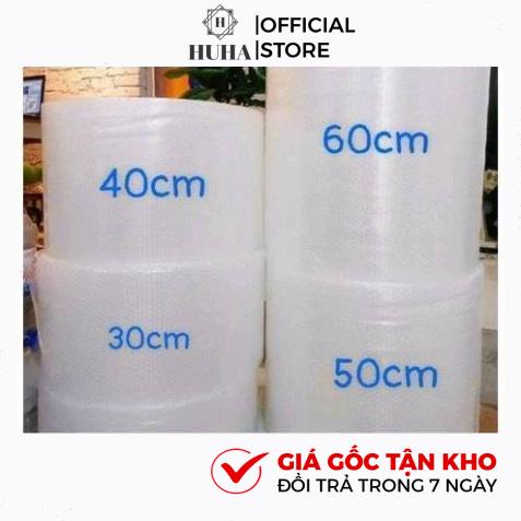 [Mã SGBAU30 giảm đến 30K đơn 99K] [Lẻ 1 Mét] Xốp Bóng Khí, Bọc Chống Sốc, Đóng Gói Hàng HUHA Size 20cm,30cm,40cm,50cm