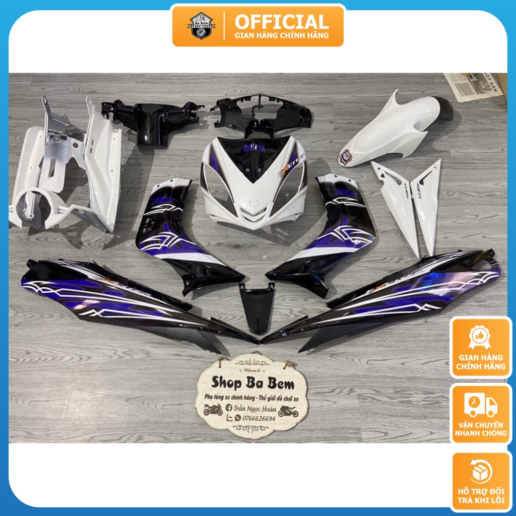 Dàn Áo Đen Trắng Ex 2006-2010 Bền Chắc, Màu Sắc Sang Trọng, Tem Zin từ đời 2006-2020