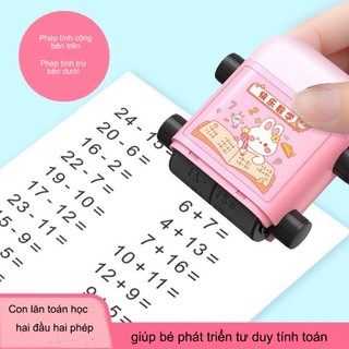 Con lăn phép tính cộng trừ nhân chia 2 trong 1 sản phẩm - con lăn toán học tạo 2 phép tính cộng trừ nhân chia cực nét