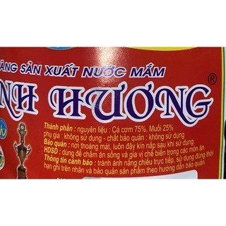 NƯỚC MẮM CÁ CƠM VĨNH HƯƠNG
